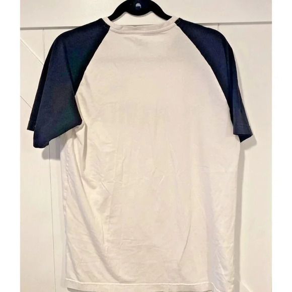 Puma Size Medium Unisex Baseball T Shirt. White Black Crew Neck - Picture 4 of 4